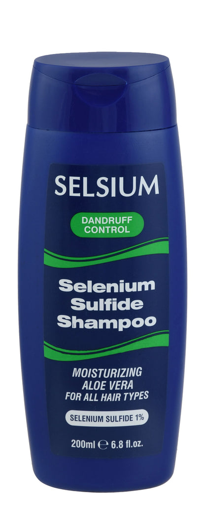 Selsium Dandruff Control Shampoo Liquid for All Hair Types, 200ml - Makkah Pharmacy