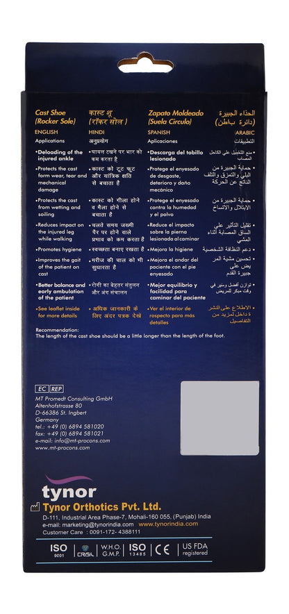 Tynor C08 Cast Shoe R. Sole/L - Makkah Pharmacy