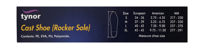 Tynor C08 Cast Shoe R. Sole/L - Makkah Pharmacy