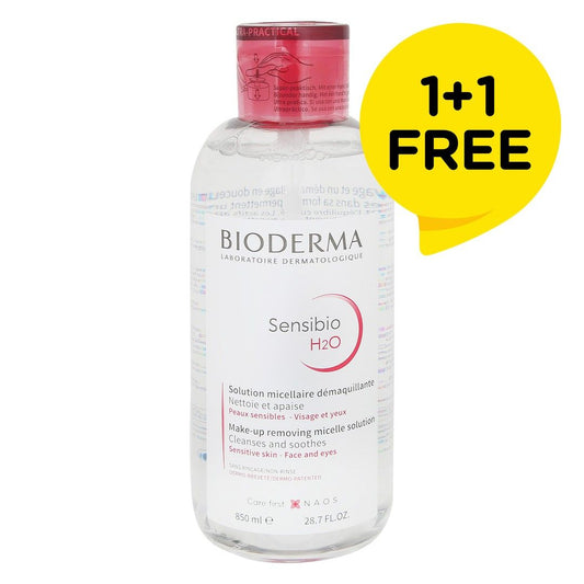 Bioderma Sensibio H2O Micellar Solution, 2x850ml - Makkah Pharmacy