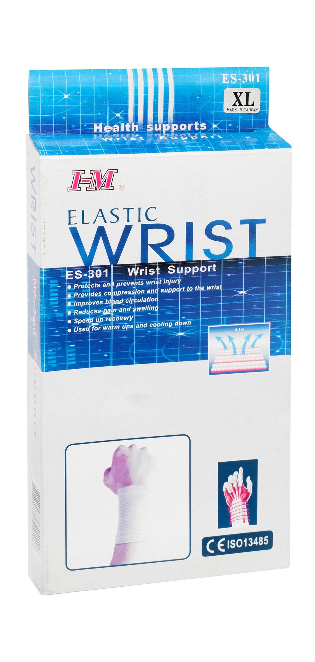 I-M ES-301 Elastic Wrist Support XL - Makkah Pharmacy