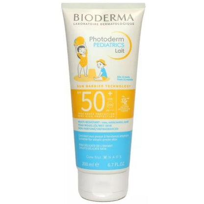 Bioderma Photoderm Pediatrics Lait Face & Body Sunscreen for Delicate & Atopic, 200ml - Makkah Pharmacy
