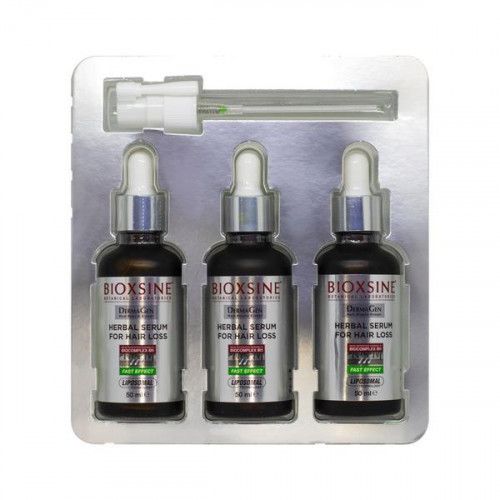 Bioxsine Dermagen Hypoallergenic Thickening & Anti-Hair Loss Herbal Serum, 3x50ml - Makkah Pharmacy