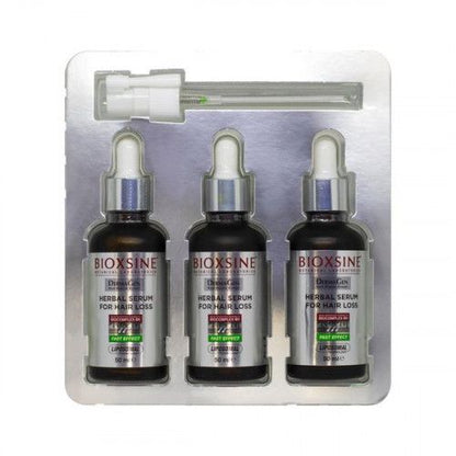 Bioxsine Dermagen Hypoallergenic Thickening & Anti-Hair Loss Herbal Serum, 3x50ml - Makkah Pharmacy