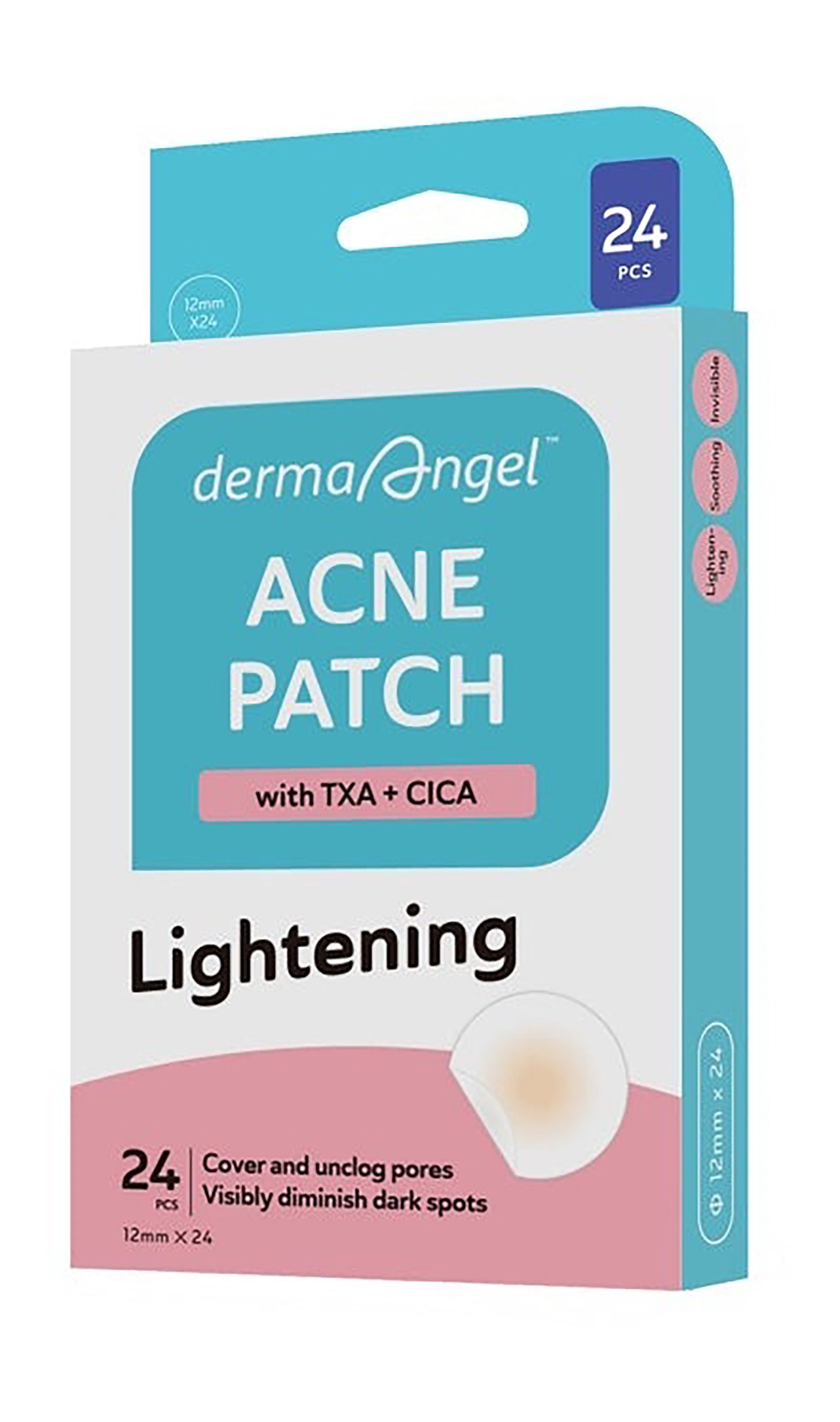 Derma Angel Lightening  Soothing & Anti-Dark Spot Patches Lightening with TXA & Cica, 24 Pieces - Makkah Pharmacy