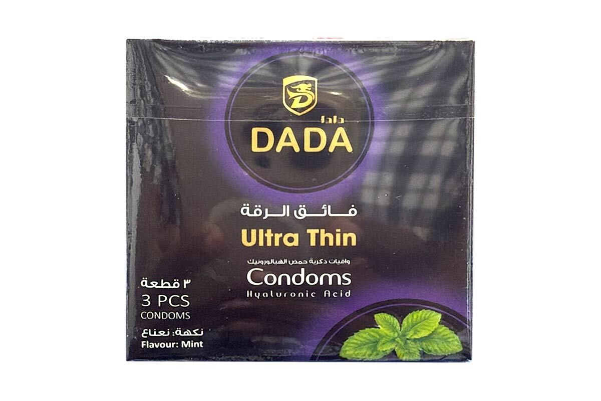 Dada Ultra Thin Condoms, 3 Pieces - Makkah Pharmacy