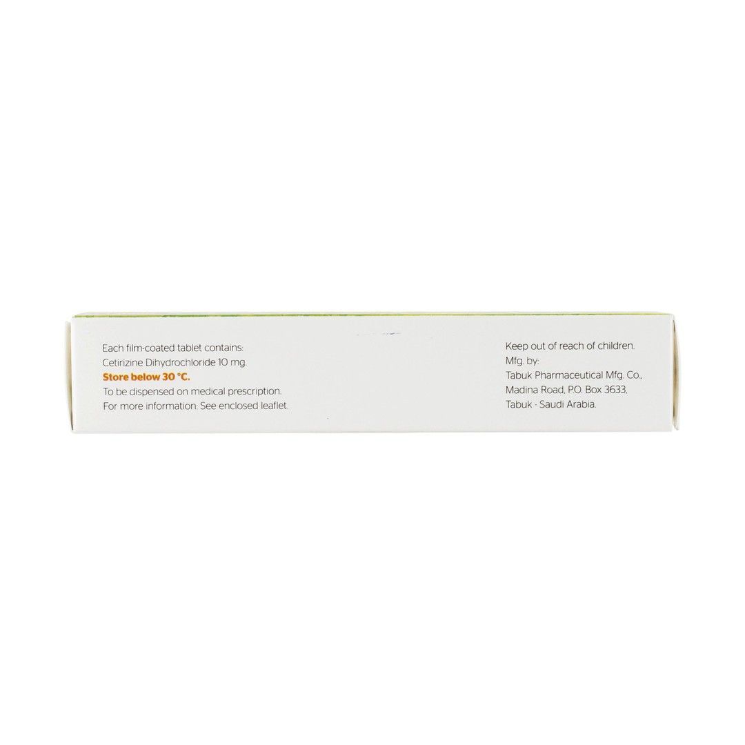 Artiz 10mg Cetirizine HCL Anti-Allergy, 10 Tablets