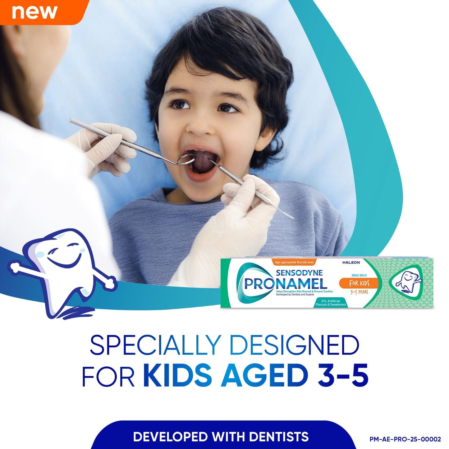 Sensodyne Pronamel Kids Toothpaste, 3-5 Years, 50ml - Makkah Pharmacy