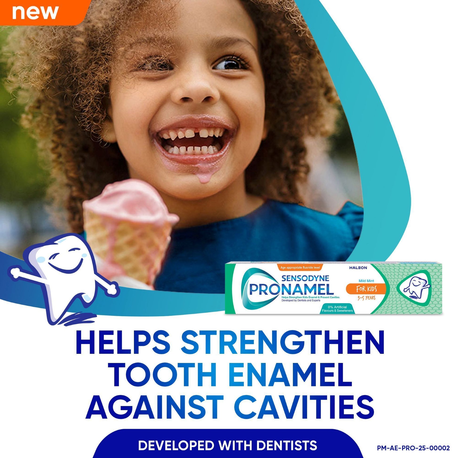 Sensodyne Pronamel Kids Toothpaste, 3-5 Years, 50ml - Makkah Pharmacy