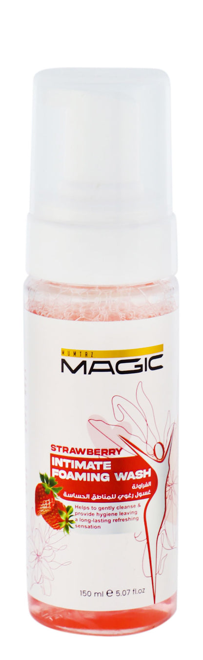Mumtaz Magic Strawberry Intimate Wash, 150ml - Makkah Pharmacy