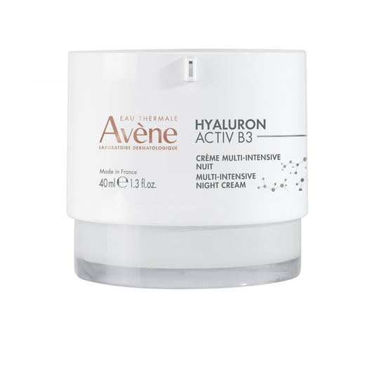 Avene Hyaluron Activ B3 Repairing, Firming & Anti-Wrinkle Facial Night Cream with Niacinamide, Retinal & Haritaki Extract, 40ml - Makkah Pharmacy