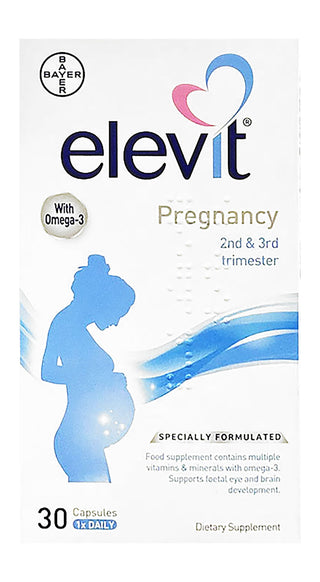 Bayer Elevit Pregnancy Omega-3 Capsules, 30 Capsules