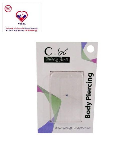 C-bo Newness Hypoallergenic White Round Card Symbols Print Stainless Steel Stud Earrings, 1 Pair - Makkah Pharmacy