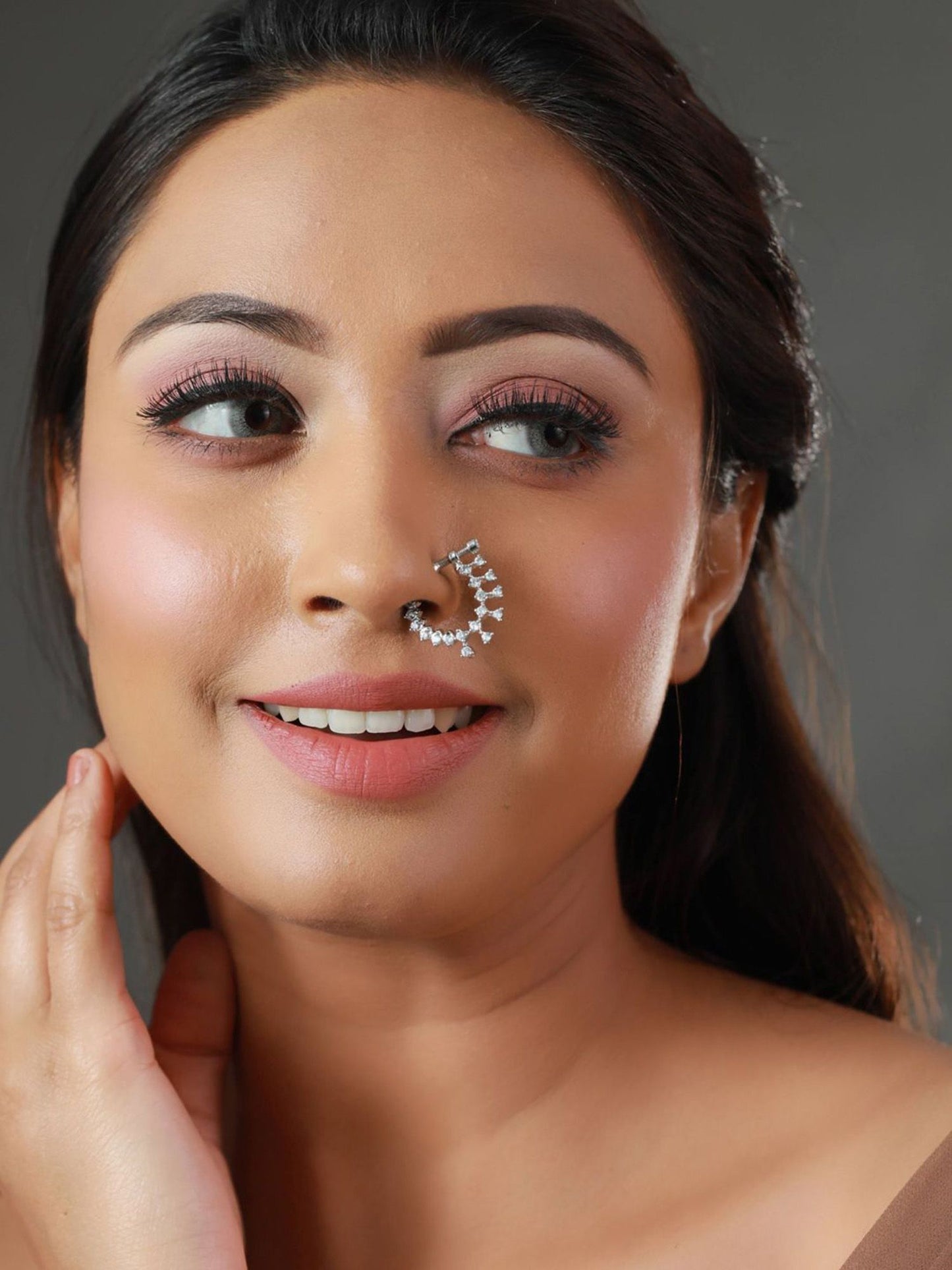 C-bo Hypoallergenic Silver Plated Nose Piercing, 1 Piece - Makkah Pharmacy