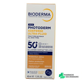 Bioderma Photoderm Xdefense Tinted Ultra Fluid Spf 50+ Sunscreen Lotion - 03, 40ml - Makkah Pharmacy