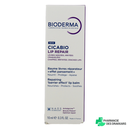 Bioderma Cicabio Lip Repair Balm, 10ml - Makkah Pharmacy