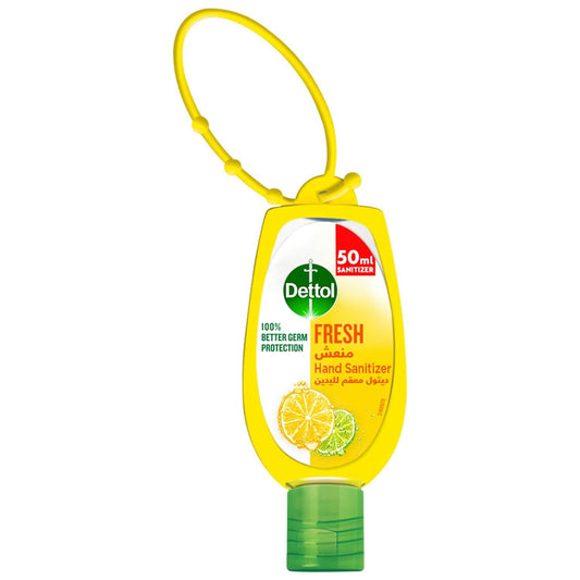 Dettol Fresh Instant Hand Sanitizer with Jacket, 50ml - Makkah Pharmacy