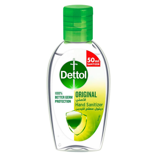 Dettol Original Hand Sanitizer, 50ml - Makkah Pharmacy