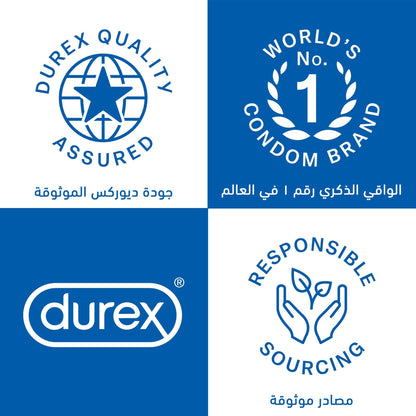 Durex Sensual Strawberry Condoms, 12 Pieces - Makkah Pharmacy