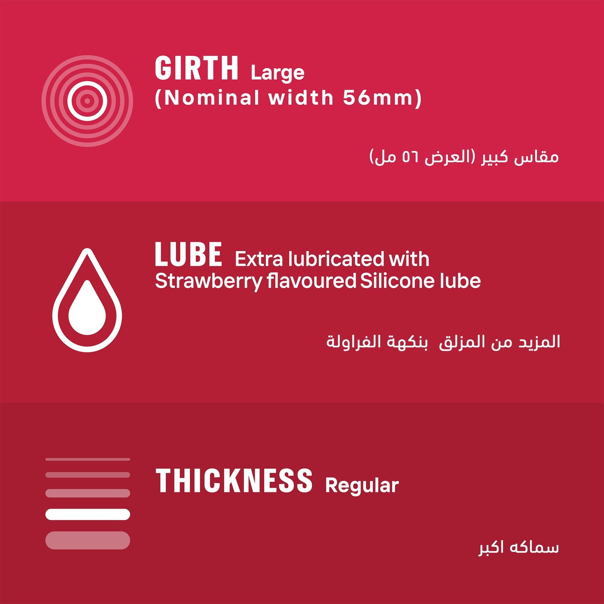 Durex Sensual Strawberry Condoms, 12 Pieces - Makkah Pharmacy