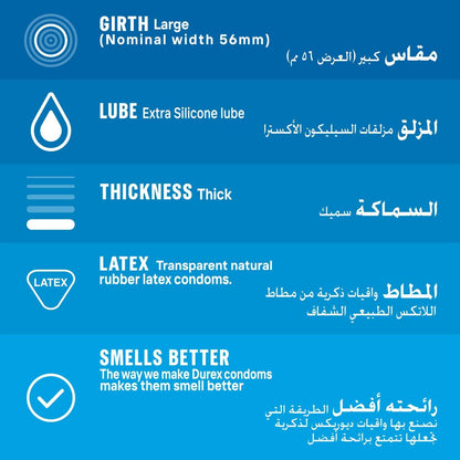 Durex Extra Safe Condoms, 20 Pieces - Makkah Pharmacy