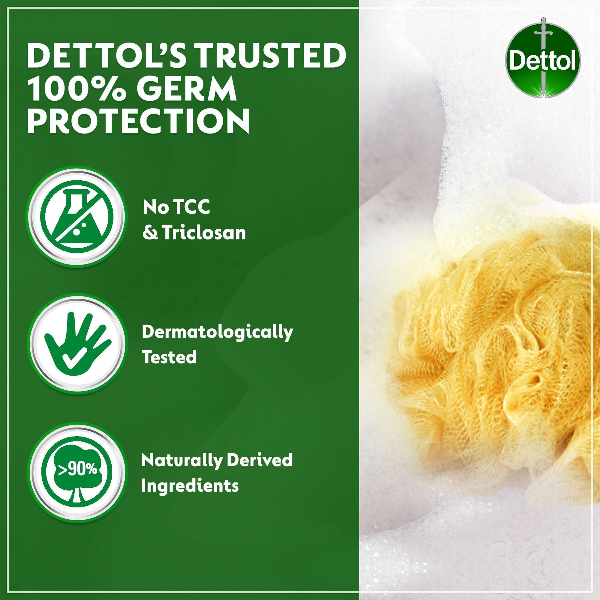 Dettol Fresh Citrus & Orange Blossom Scent Bar Soap, 165g - Makkah Pharmacy