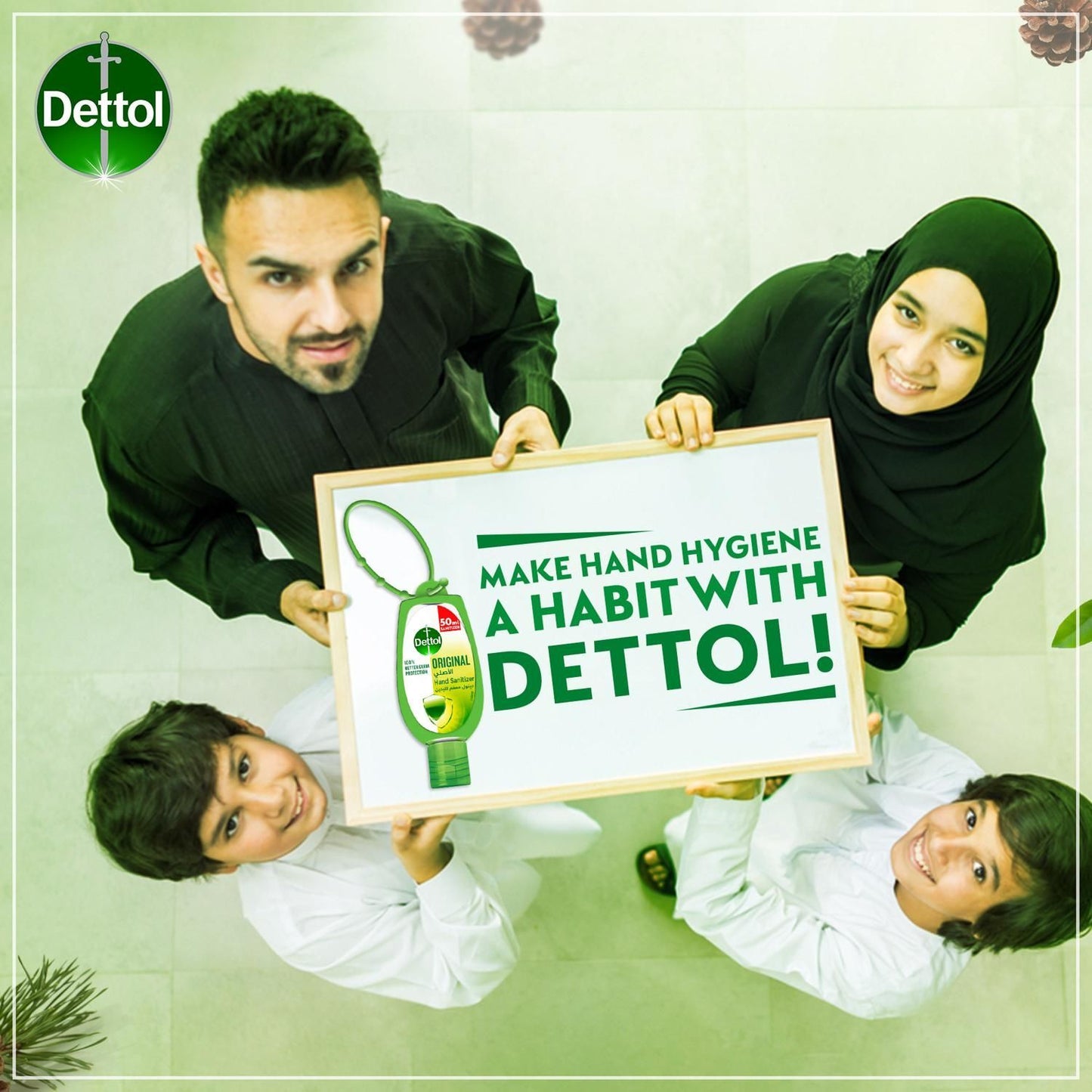 Dettol Original Hand Sanitizer, 50ml - Makkah Pharmacy