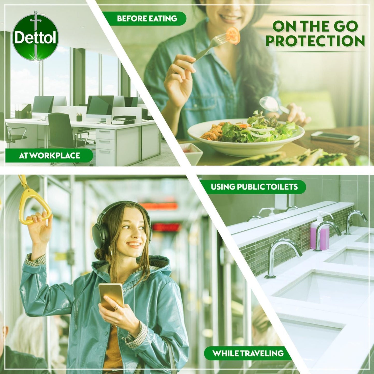 Dettol Original Hand Sanitizer, 50ml - Makkah Pharmacy
