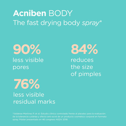Isdin Teen Skin Acniben Anti-Blemish Body Spray, 150ml - Makkah Pharmacy