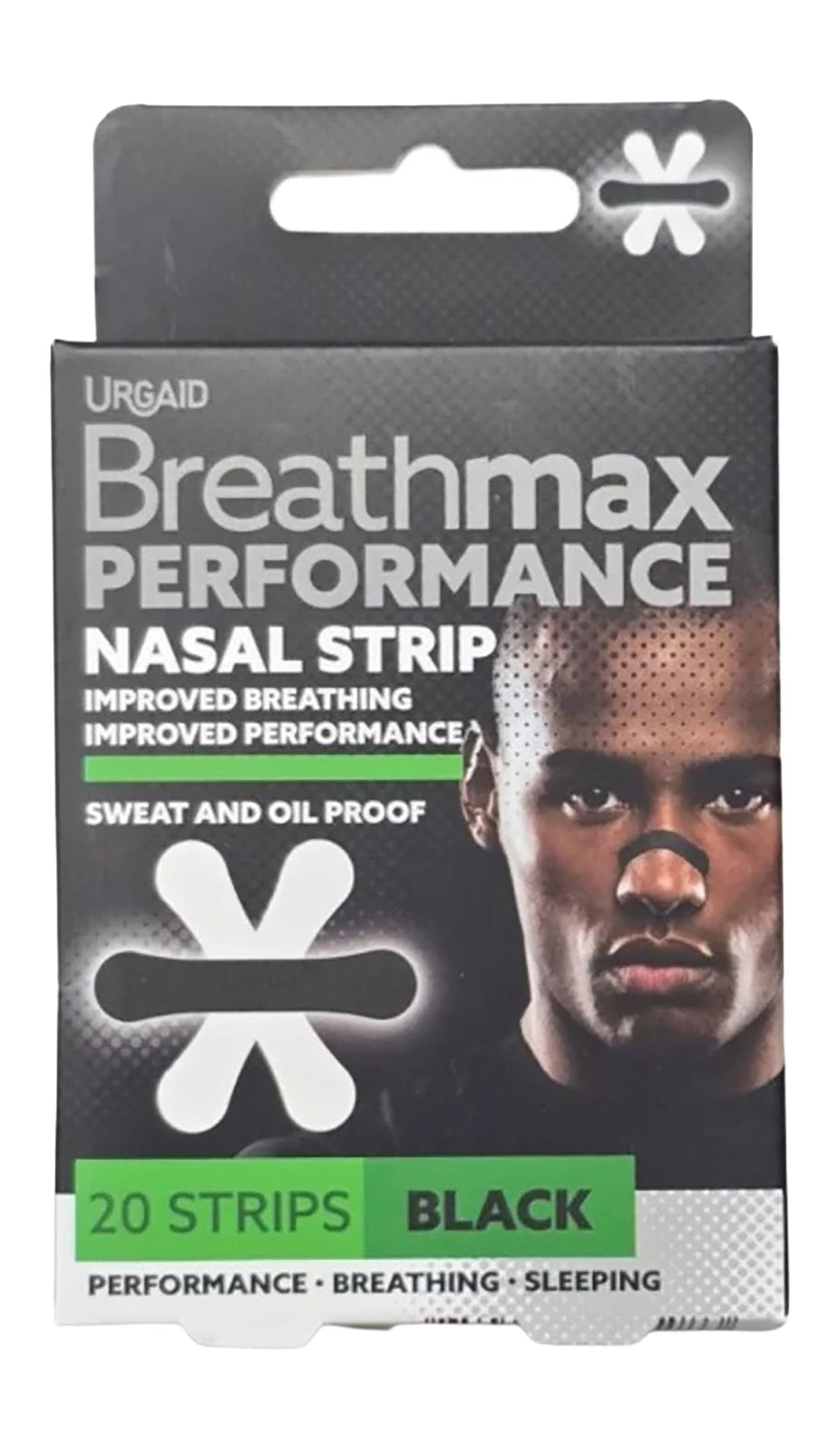 Urgaid Breathmax Performance Nasal Strips, 20 Pieces