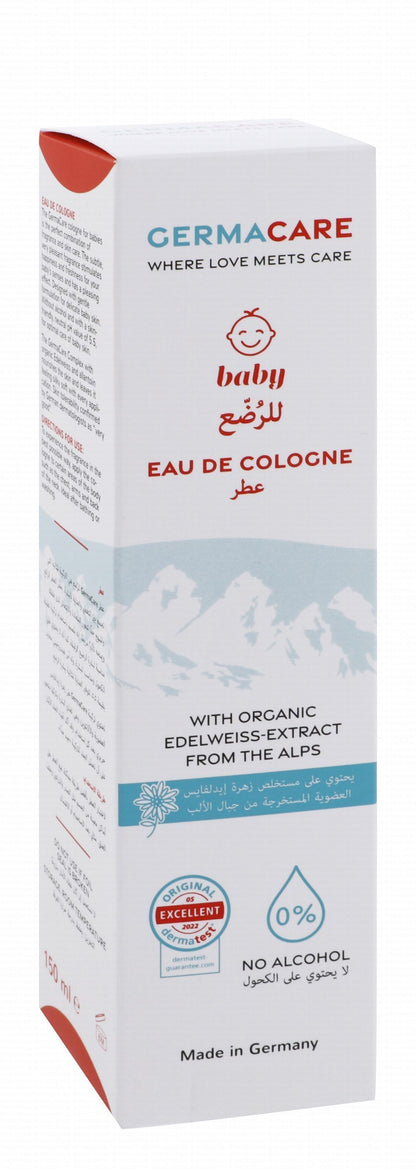 Germacare Baby Eau de Cologne with Organic Edelweiss Extract, 150ml - Makkah Pharmacy