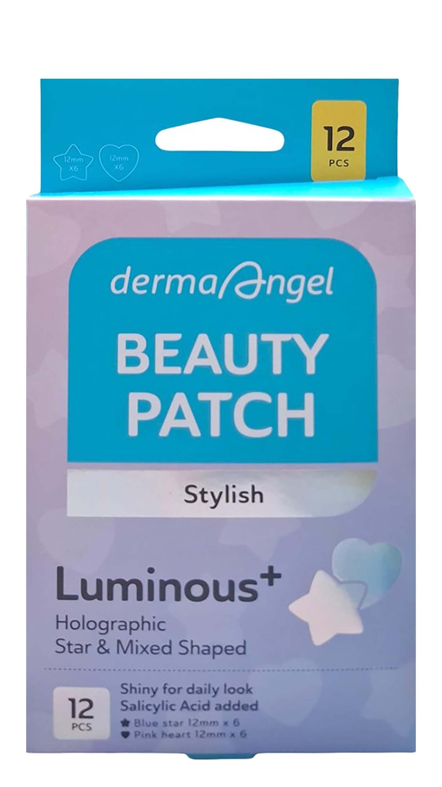Derma Angel Stylish Luminous+ Beauty Patch, 12 Pieces