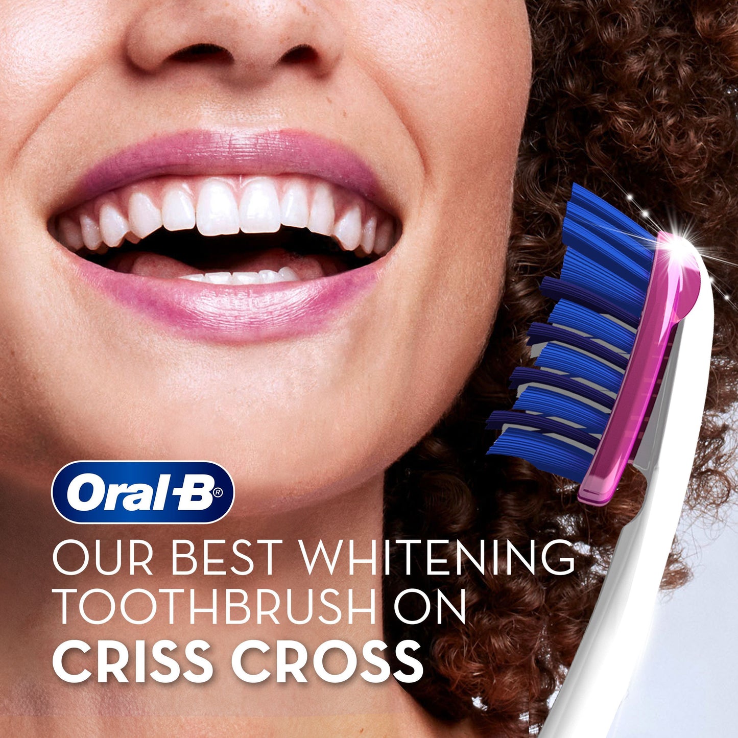 Oral-B 3D White Luxe Pro-Flex Medium Manual Toothbrush, 2 Pieces