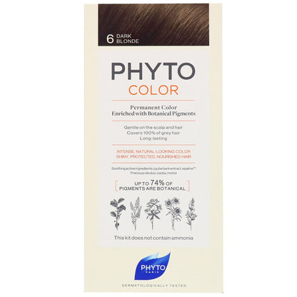 Phyto Permanent Hair Dye - Dark Blonde 6