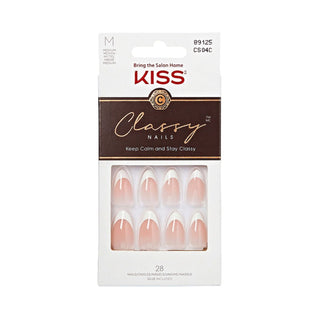Kiss Classy Medium Pink Gel Nails 89125, 1 Pack