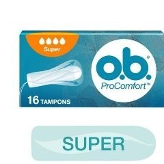 Ob Tampons, Procomfort, Super, Pack Of 16 Tampons, Applicator