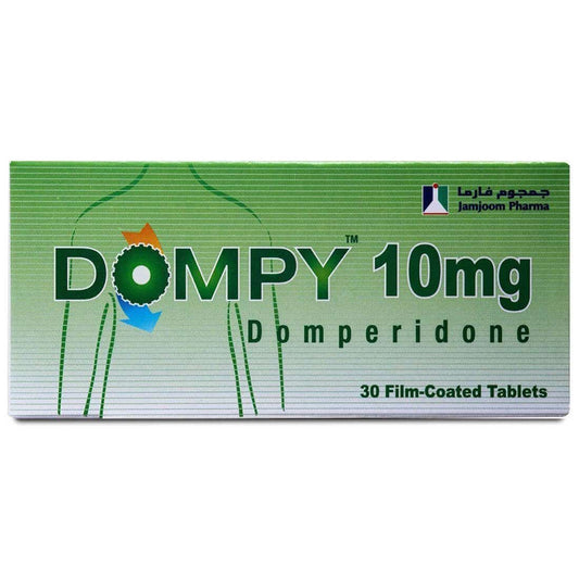 Dompy 10mg Domperidone, 30 Tablets