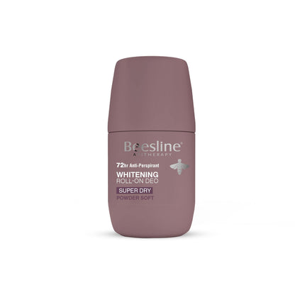 Beesline Apitherapy Super Dry Powder Soft Whitening Aluminum Free Roll-On Deodorant, 50ml - Makkah Pharmacy