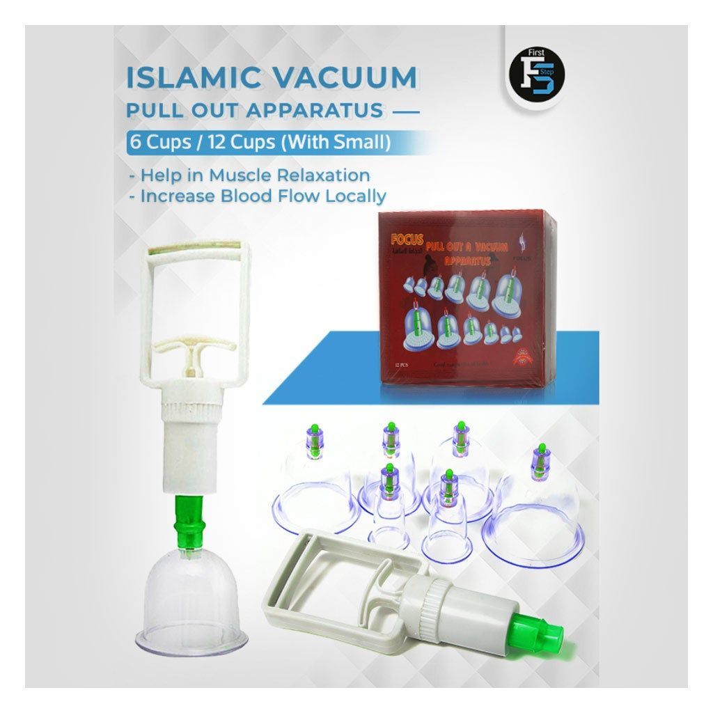 Focus Pull Out A Vacuum Cups Big Hand, 12 Cups - Makkah Pharmacy