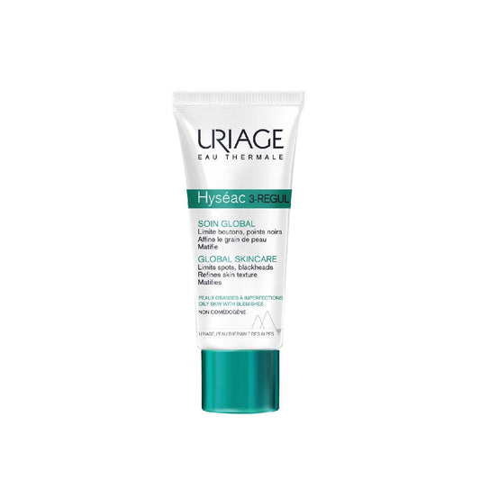Uriage Eau Thermale Hypoallergenic Global Skincare Face Cream for Oily Skin with Blemishes - non comedogenic 40ml - Makkah Pharmacy