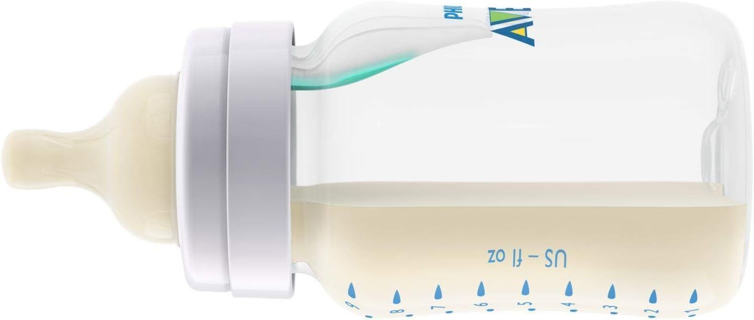 Philips Avent Anti-Colic Wide Neck Nursing Bottles (0+ Months), 2 Pieces - Makkah Pharmacy