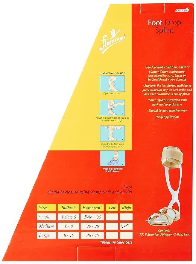 Flamingo Oc 2205 Foot Drop Splint Right - Makkah Pharmacy