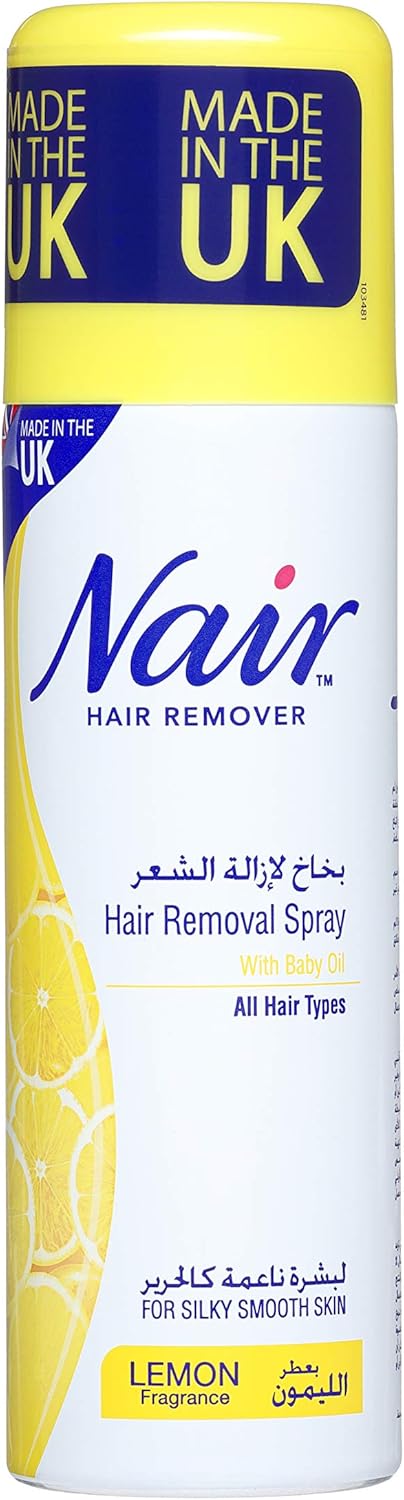Nair Hair Remover Spray Lemon Fragrance, 200 Ml