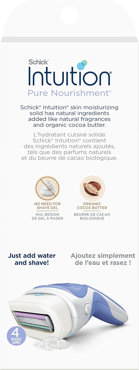 Schick Intuition Pure Nourishment Razor Kit, 1 Pack - Makkah Pharmacy