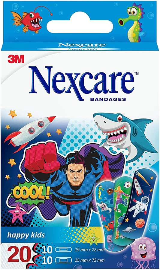 3M 5562 Nexcare Happy Kids Night Plasters 10'S