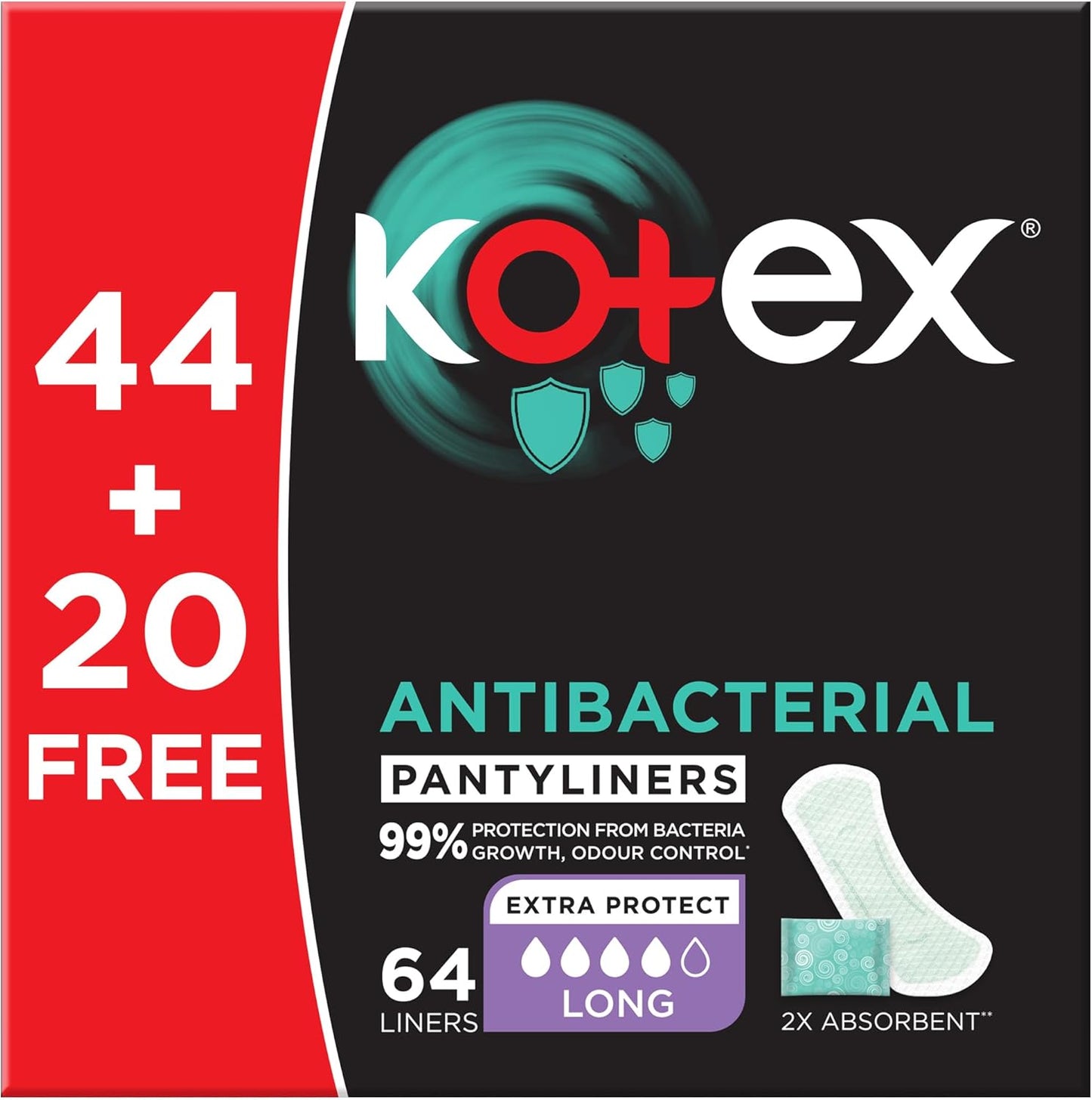 Kotex Liners Long Flat Scented 20 Pcs