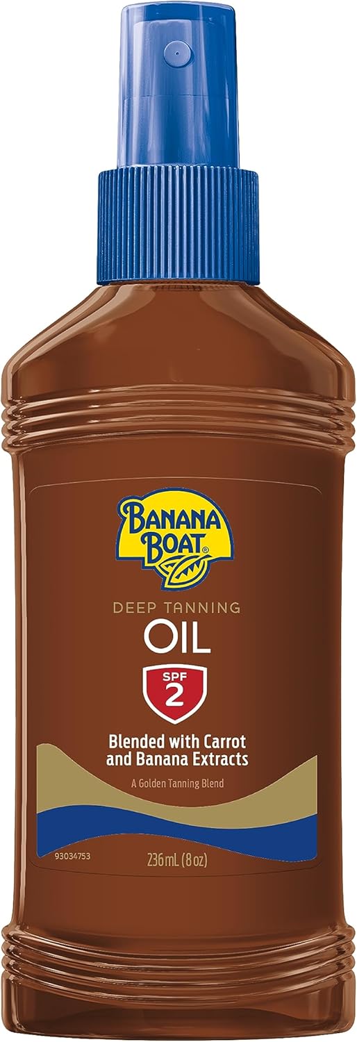 Banana Boat Tan Oil SPF 2