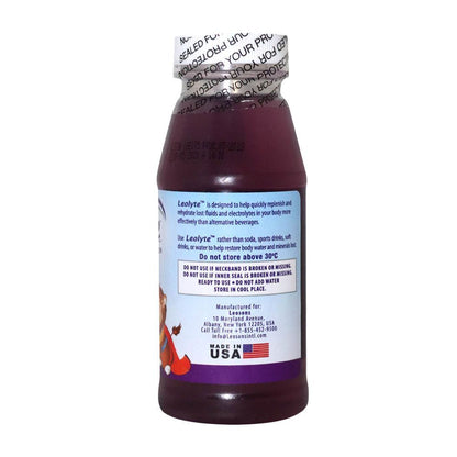 Leolyte Oral Maintenance Solution Grape Flavor 237Ml - Makkah Pharmacy