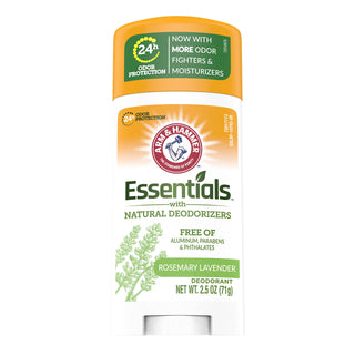 Arm & Hammer Essentials Natural Deodorant Stick Rosemary & Lavender Scent 71g