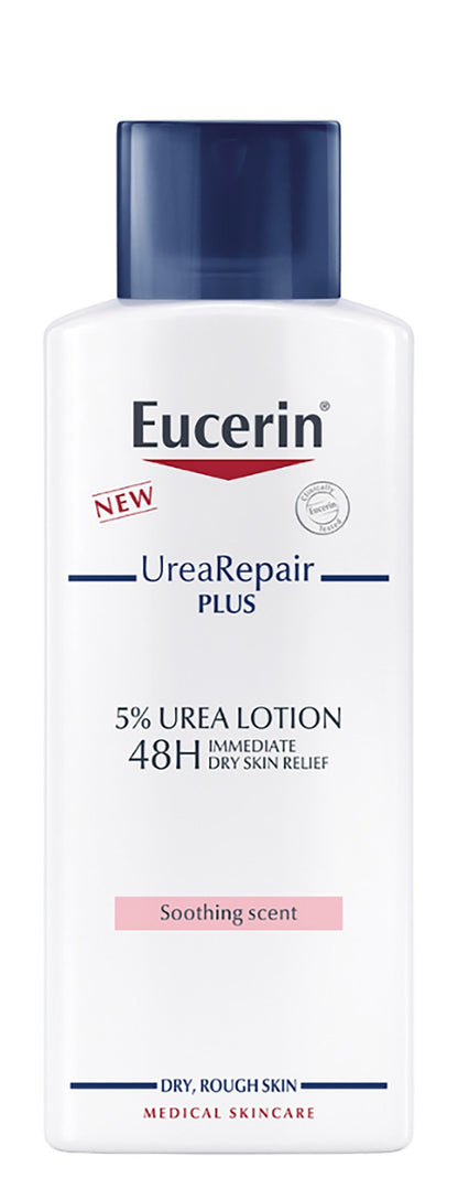 Eucerin Urea Repair Plus Lotion with 5% Urea for Dry & Rough Skin Soothing Scent, 250ml - Makkah Pharmacy